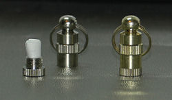 Silver and Gold Barrel ID Tags